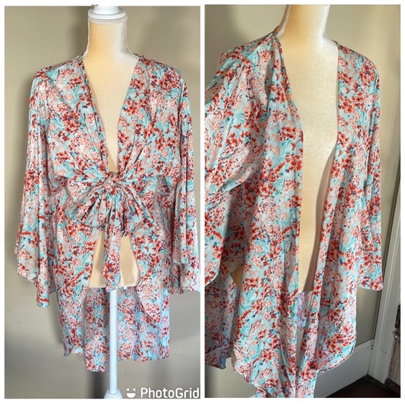 Steve Madden Other - Steve Madden | Seafoam Spring
Breeze Luxe Kimono Women’s OSFM